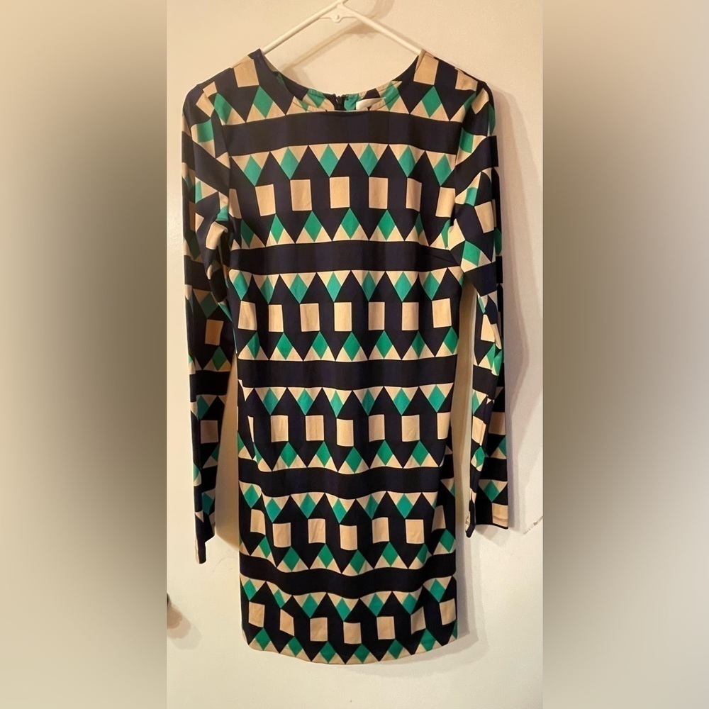 JB by Julie Brown long sleeve geometric dress